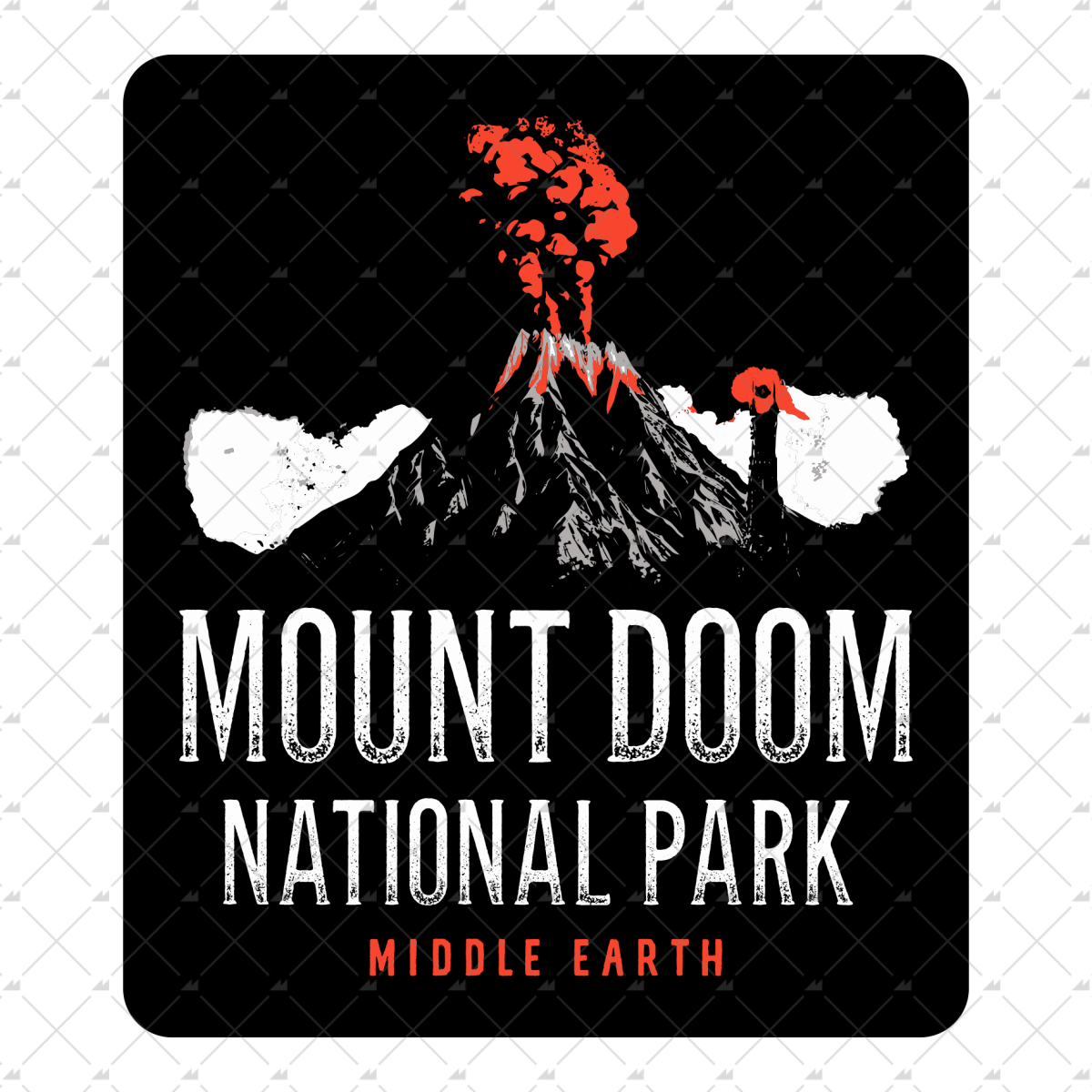 Mount Doom National Park - Sticker