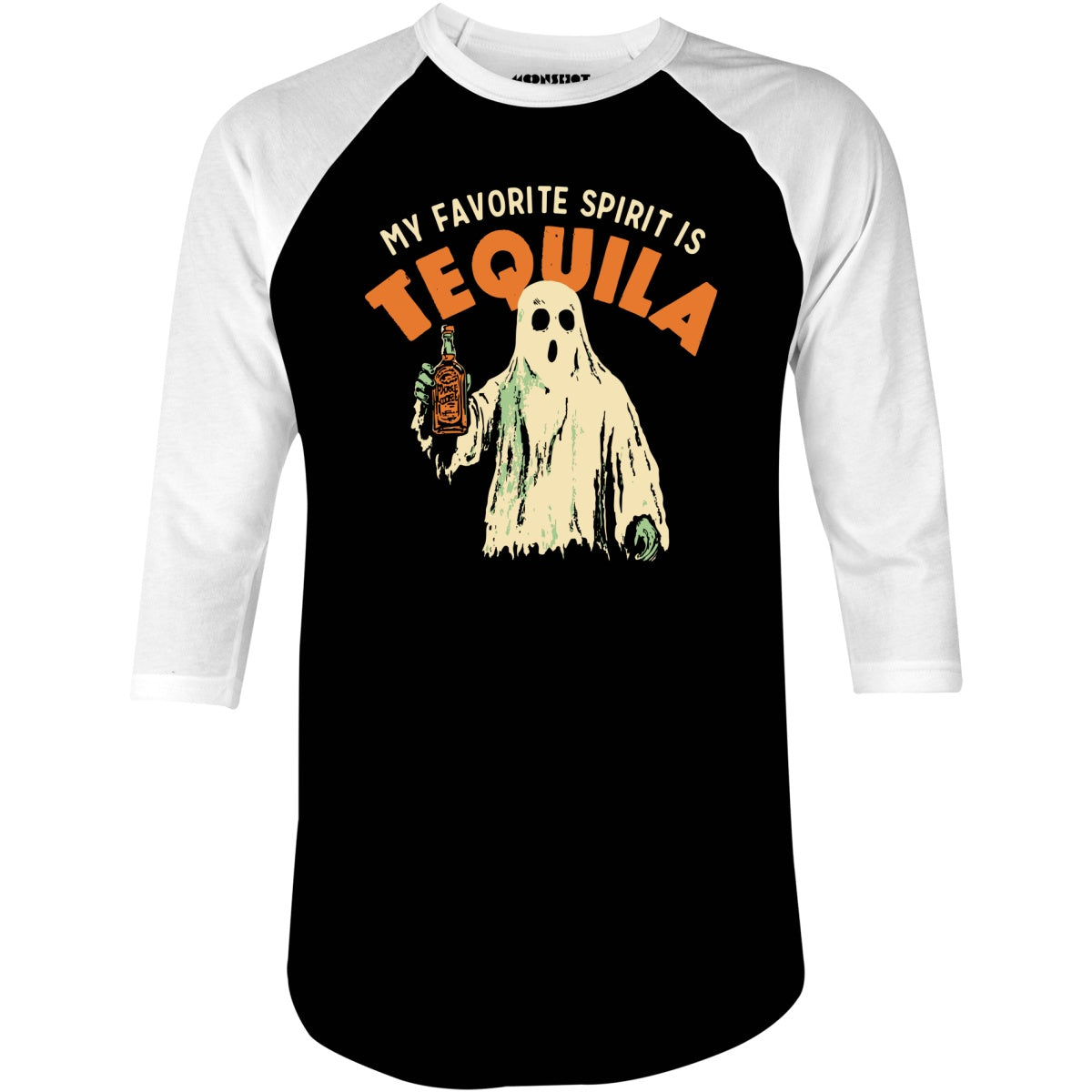 My Favorite Spirit is Tequila - 3/4 Sleeve Raglan T-Shirt
