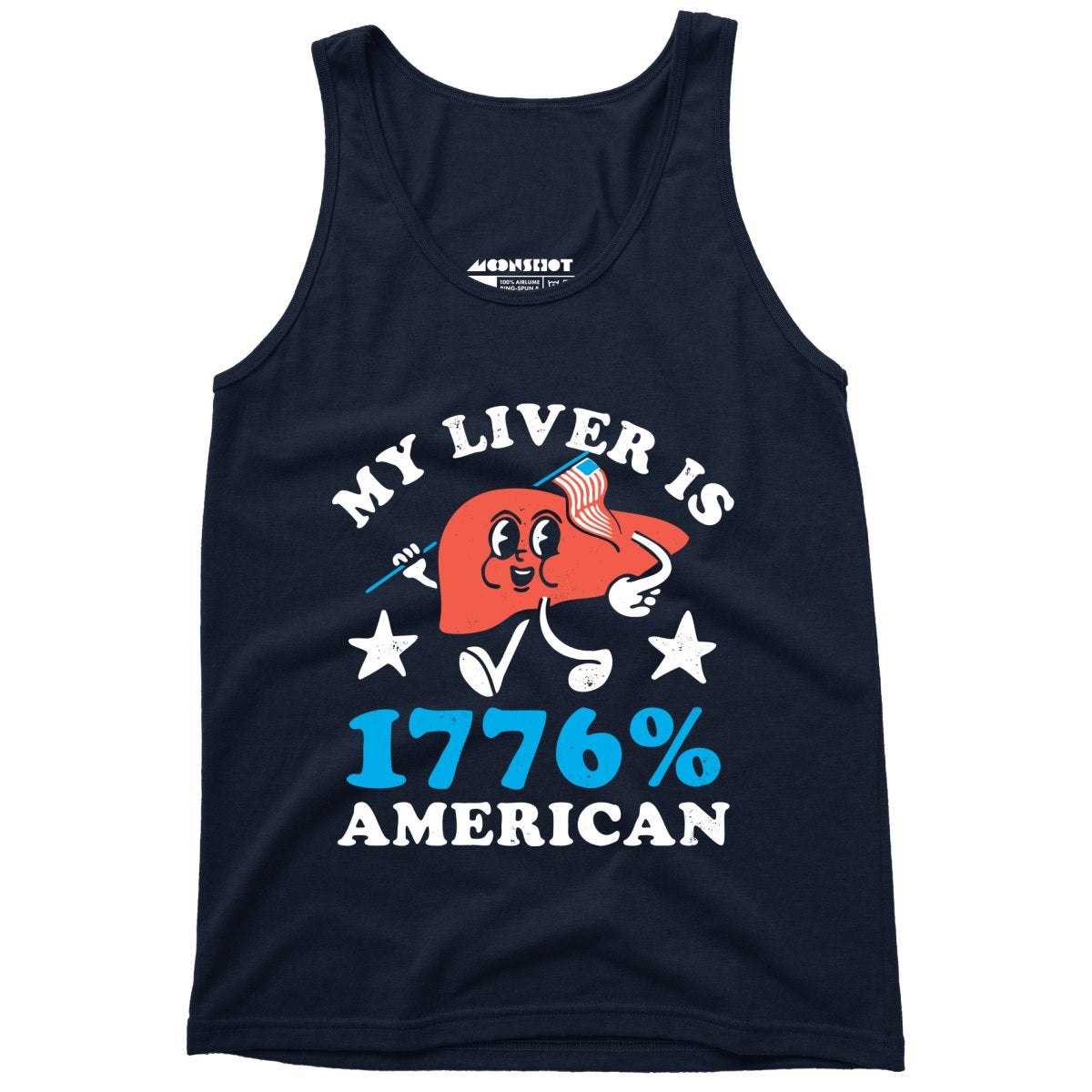 My Liver is 1776 Percent American - Unisex Tank Top