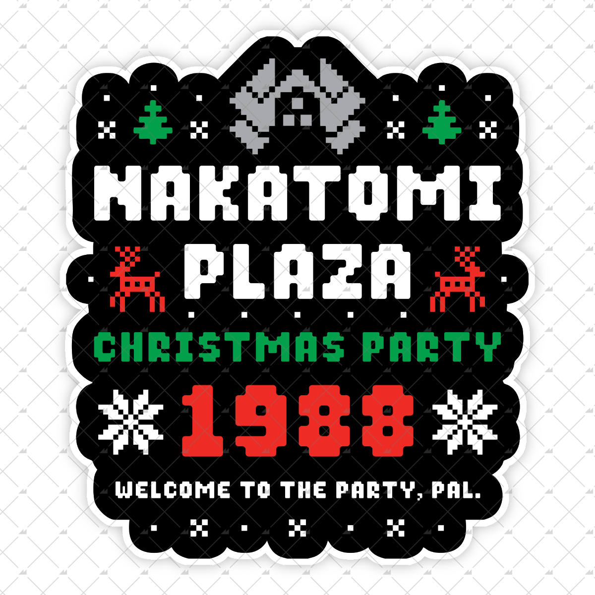 Nakatomi Plaza Christmas Party 1988 - Sticker