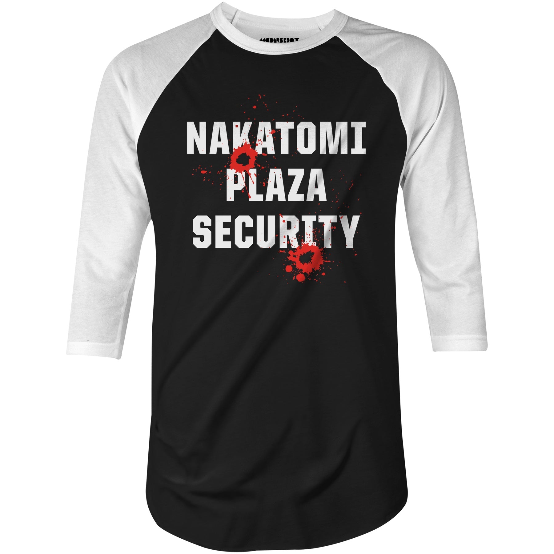 Nakatomi Plaza Security - 3/4 Sleeve Raglan T-Shirt