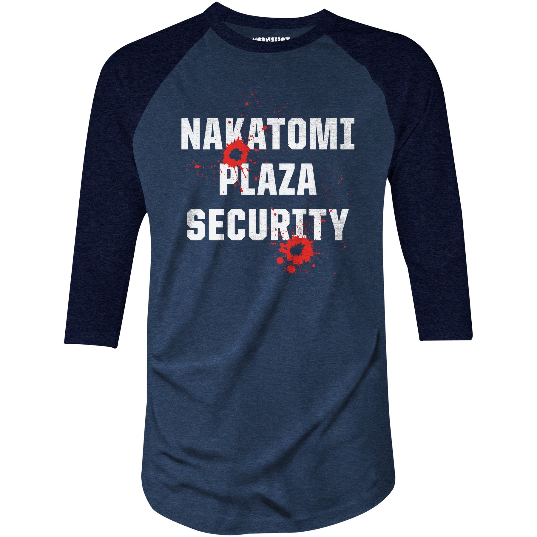 Nakatomi Plaza Security - 3/4 Sleeve Raglan T-Shirt