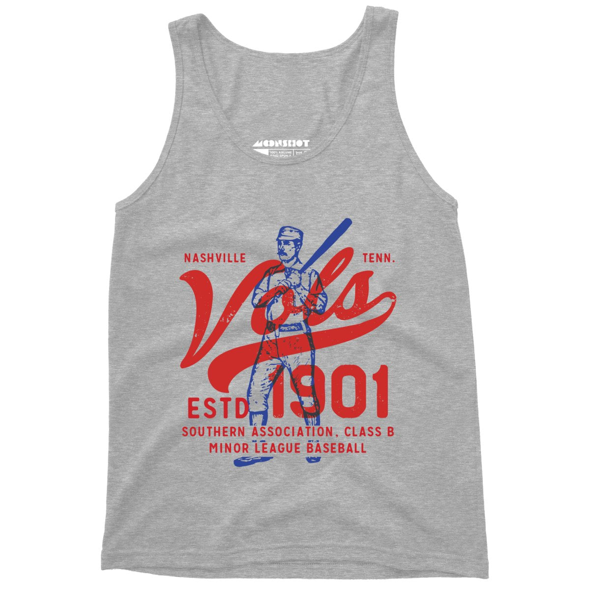 Nashville Vols - Tennessee - Vintage Defunct Baseball Teams - Unisex Tank Top