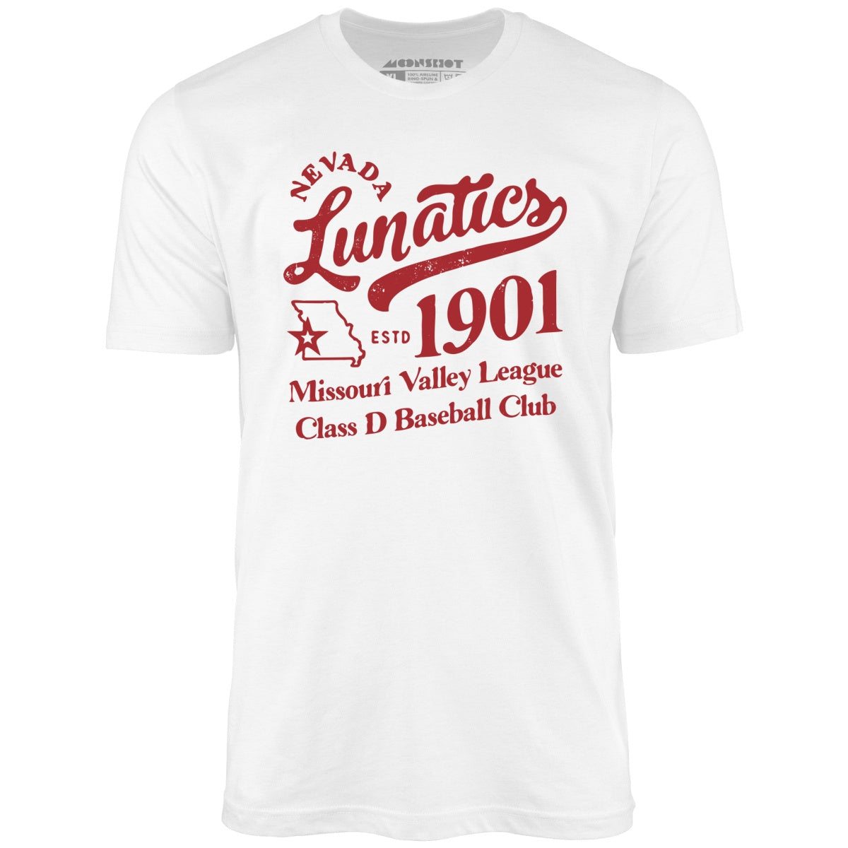 Nevada Lunatics - Missouri - Vintage Defunct Baseball Teams - Unisex T-Shirt