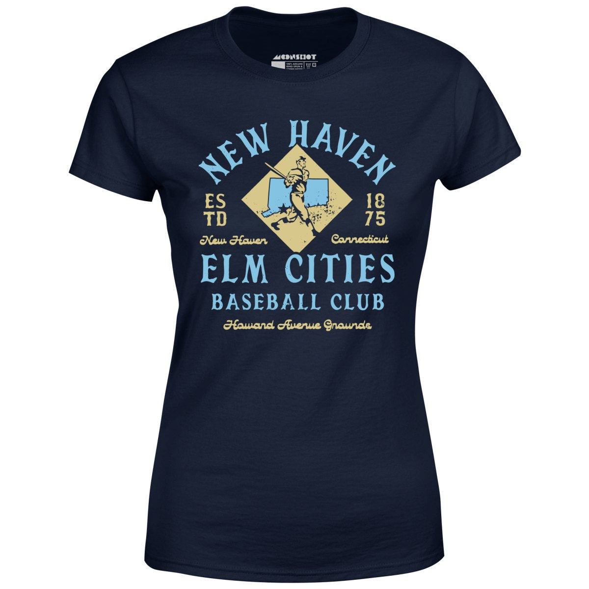 New Haven Elm Cities - Connecticut - Vintage Defunct Baseball Teams - Women's T-Shirt