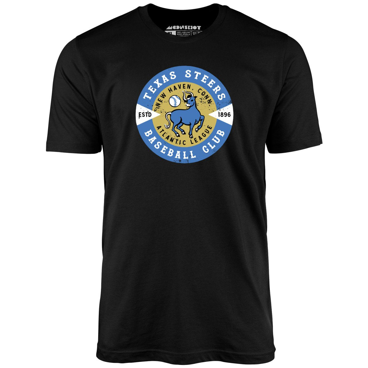 New Haven Texas Steers - Connecticut - Vintage Defunct Baseball Teams - Unisex T-Shirt