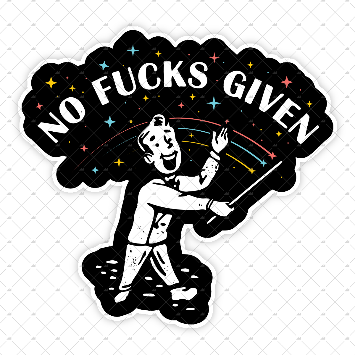 No Fucks Given - Sticker