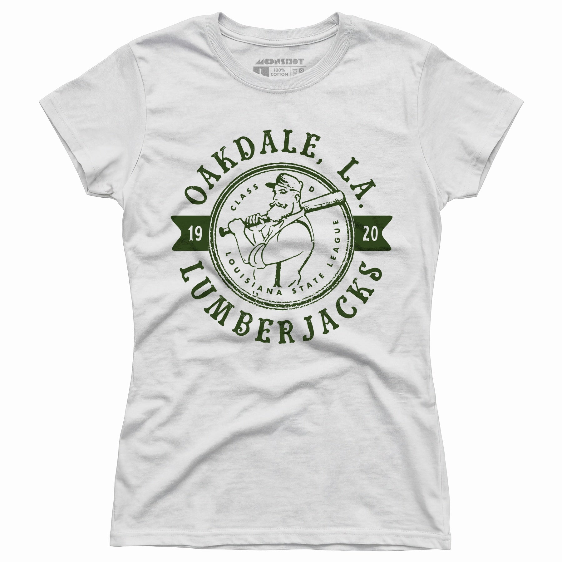 Oakdale Lumberjacks - Louisiana - Vintage Defunct Baseball Teams - Women's T-Shirt