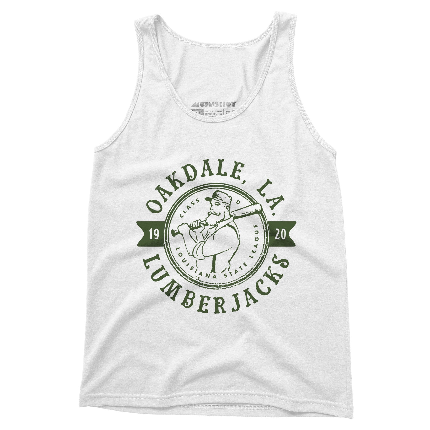 Oakdale Lumberjacks - Louisiana - Vintage Defunct Baseball Teams - Unisex Tank Top