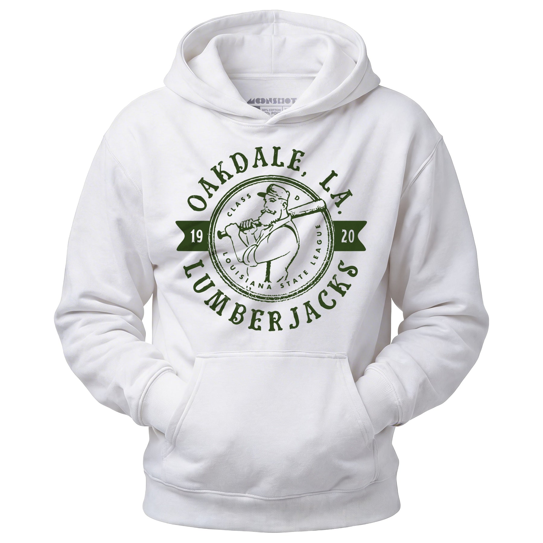 Oakdale Lumberjacks - Louisiana - Vintage Defunct Baseball Teams - Unisex Hoodie