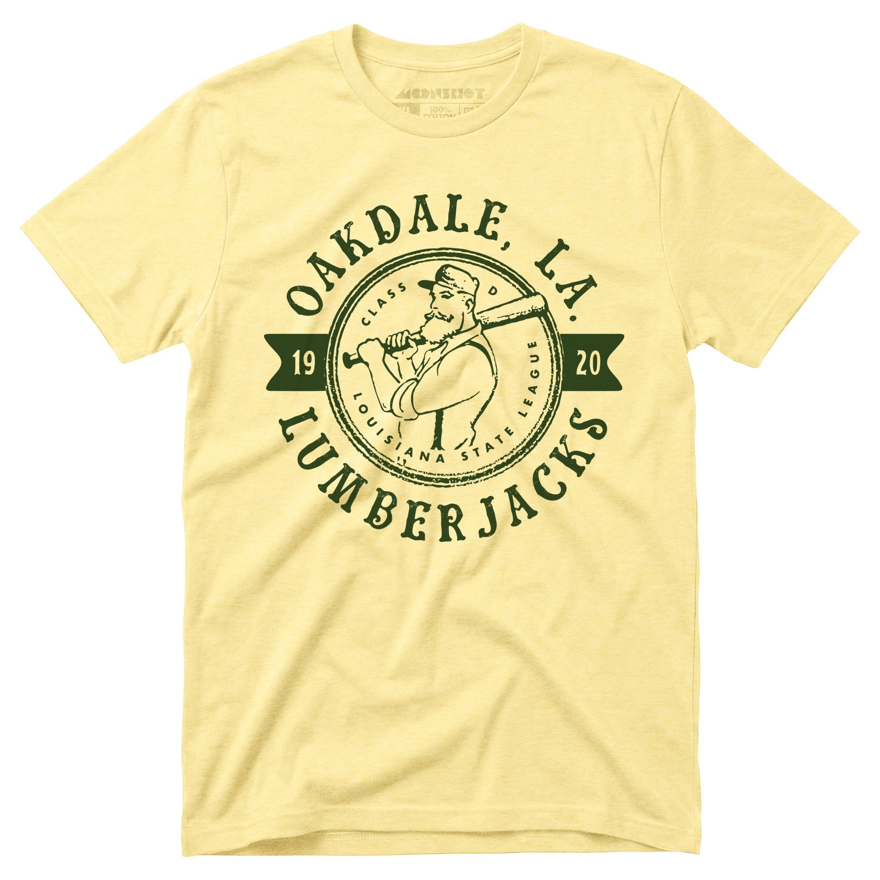 Oakdale Lumberjacks - Louisiana - Vintage Defunct Baseball Teams - Unisex T-Shirt