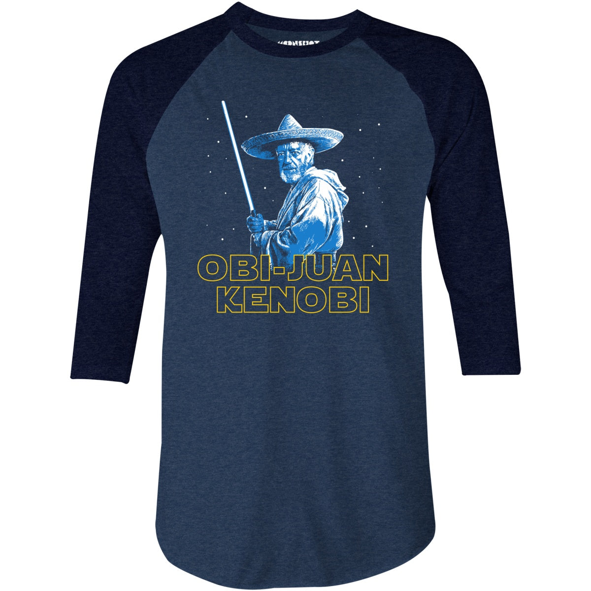 Obi-Juan - 3/4 Sleeve Raglan T-Shirt