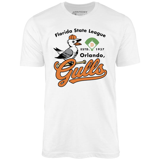 Orlando Gulls - Florida - Vintage Defunct Baseball Teams - White - Unisex T-Shirt