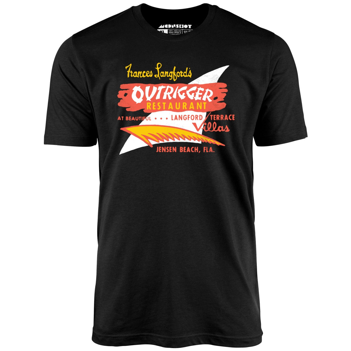 Outrigger - Jensen Beach, FL - Vintage Tiki Bar - Unisex T-Shirt