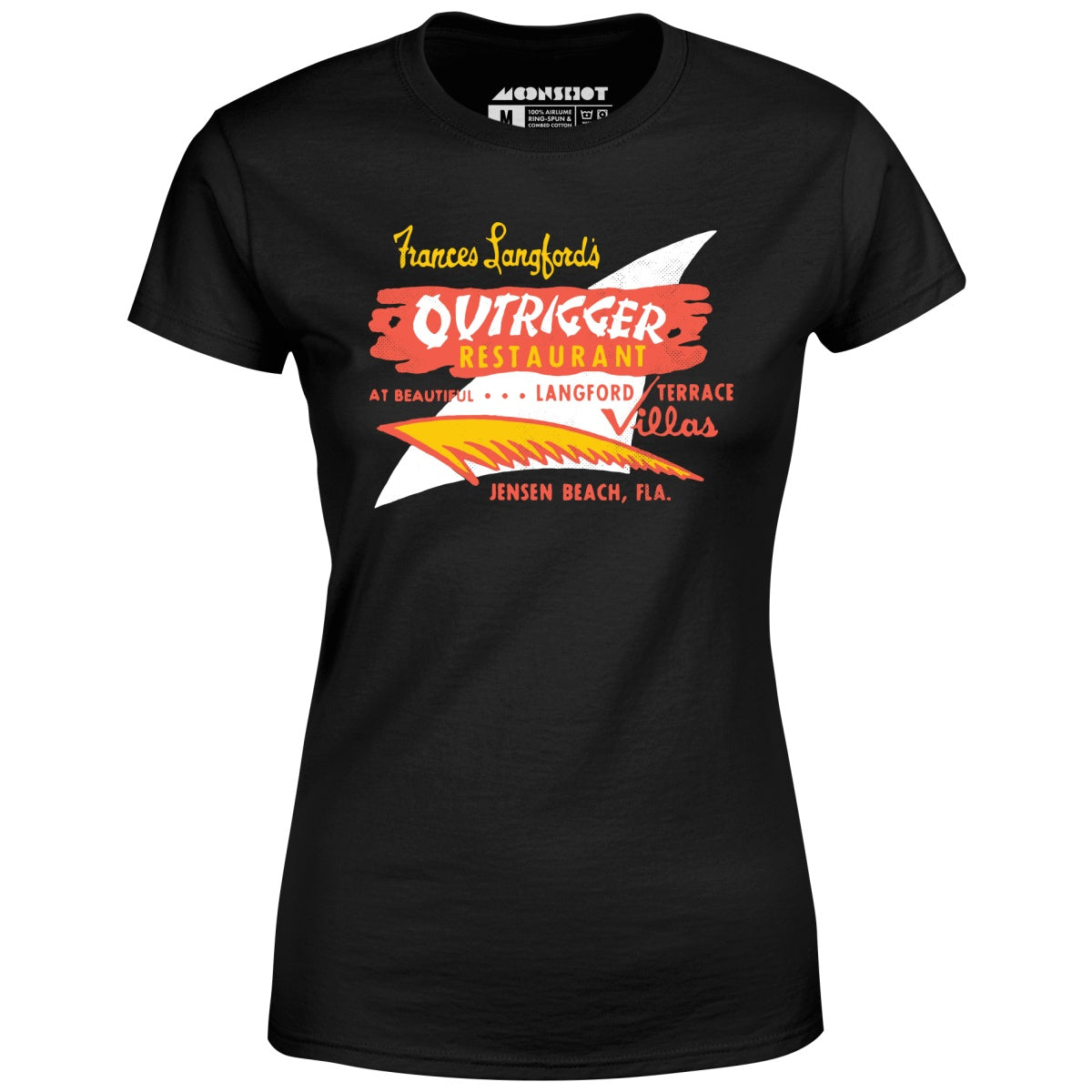 Outrigger - Jensen Beach, FL - Vintage Tiki Bar - Women's T-Shirt