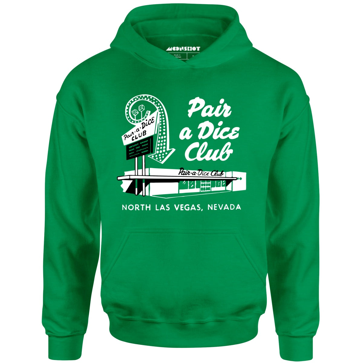 Pair a Dice Club - Vintage Las Vegas - Unisex Hoodie