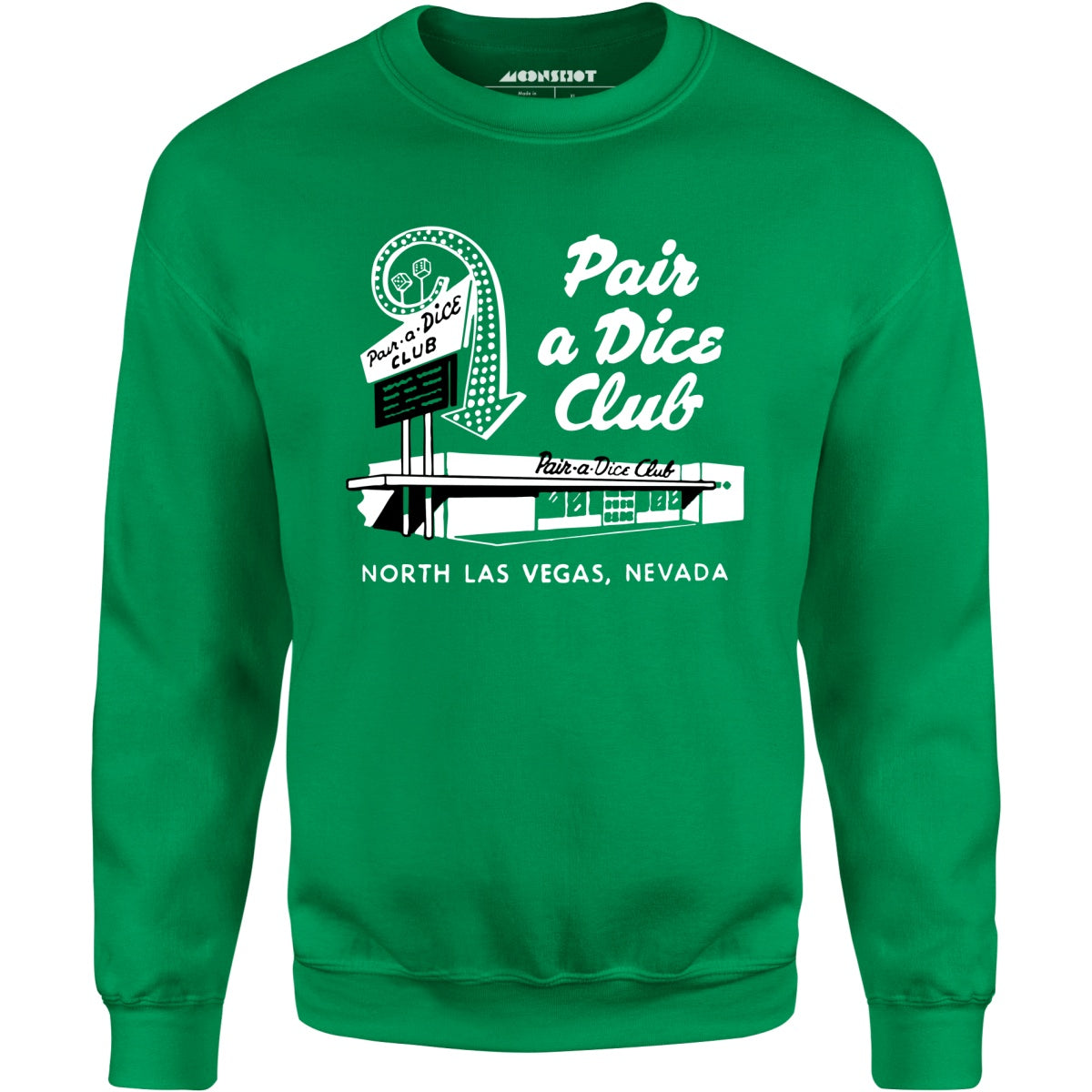 Pair a Dice Club - Vintage Las Vegas - Unisex Sweatshirt