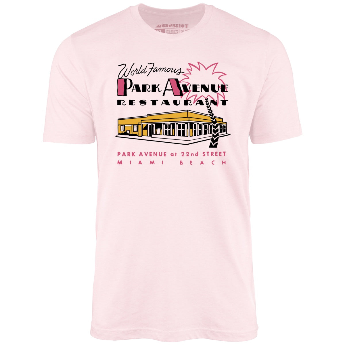 Park Avenue - Miami Beach, FL - Vintage Restaurant - Unisex T-Shirt