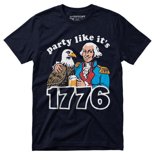 Party Like Its 1776 - Unisex T-Shirt in Navy