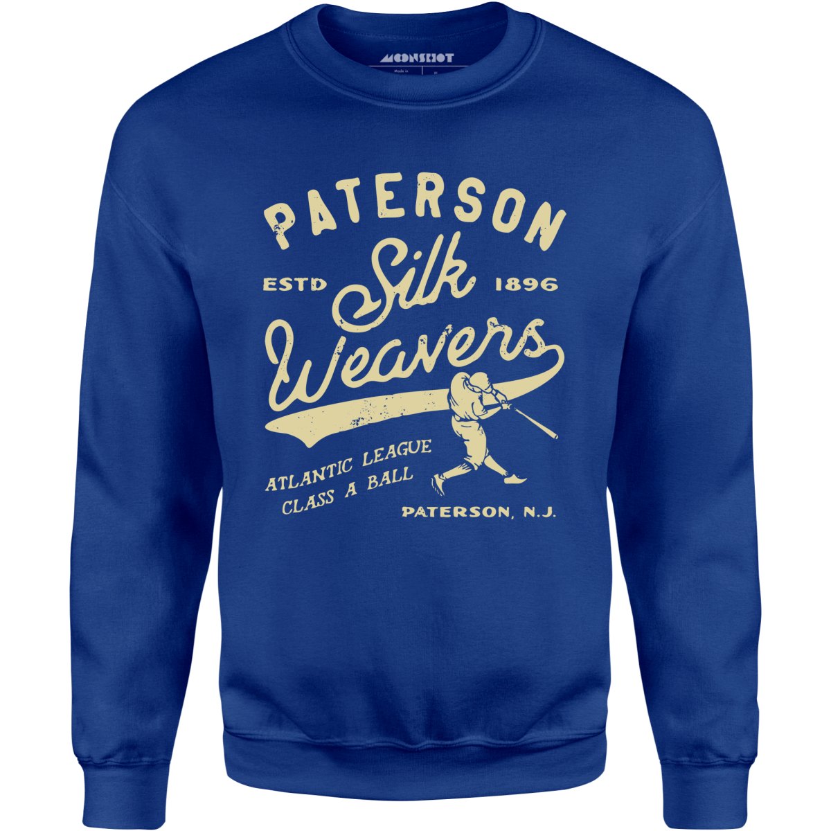 Paterson Silk Weavers - New Jersey - Vintage Defunct Baseball Teams - Unisex Sweatshirt