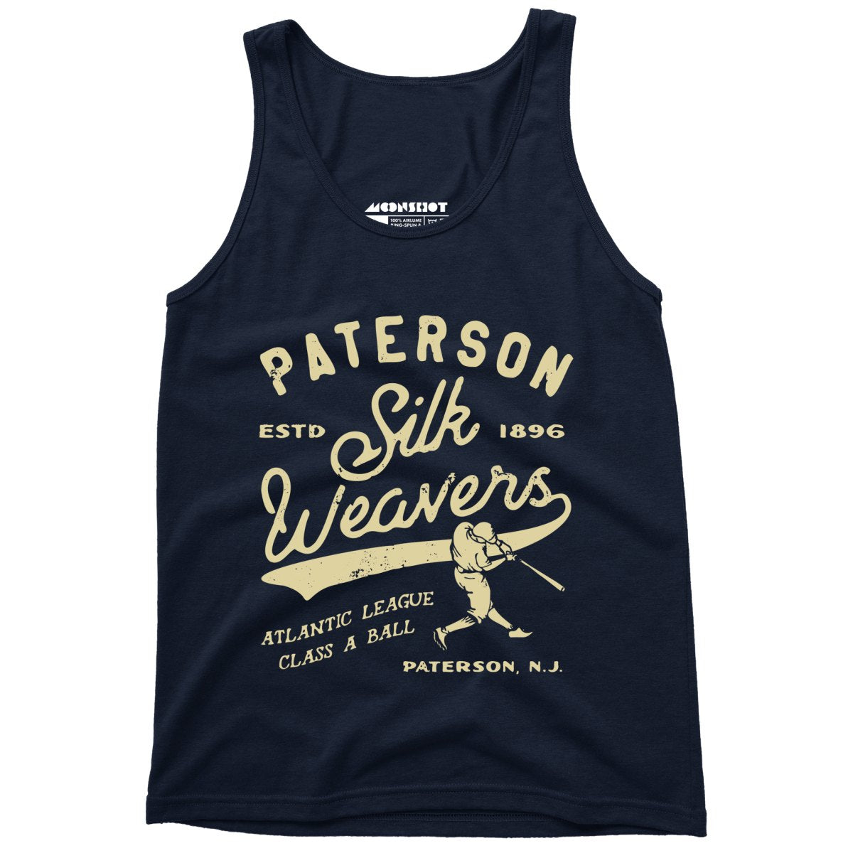 Paterson Silk Weavers - New Jersey - Vintage Defunct Baseball Teams - Unisex Tank Top