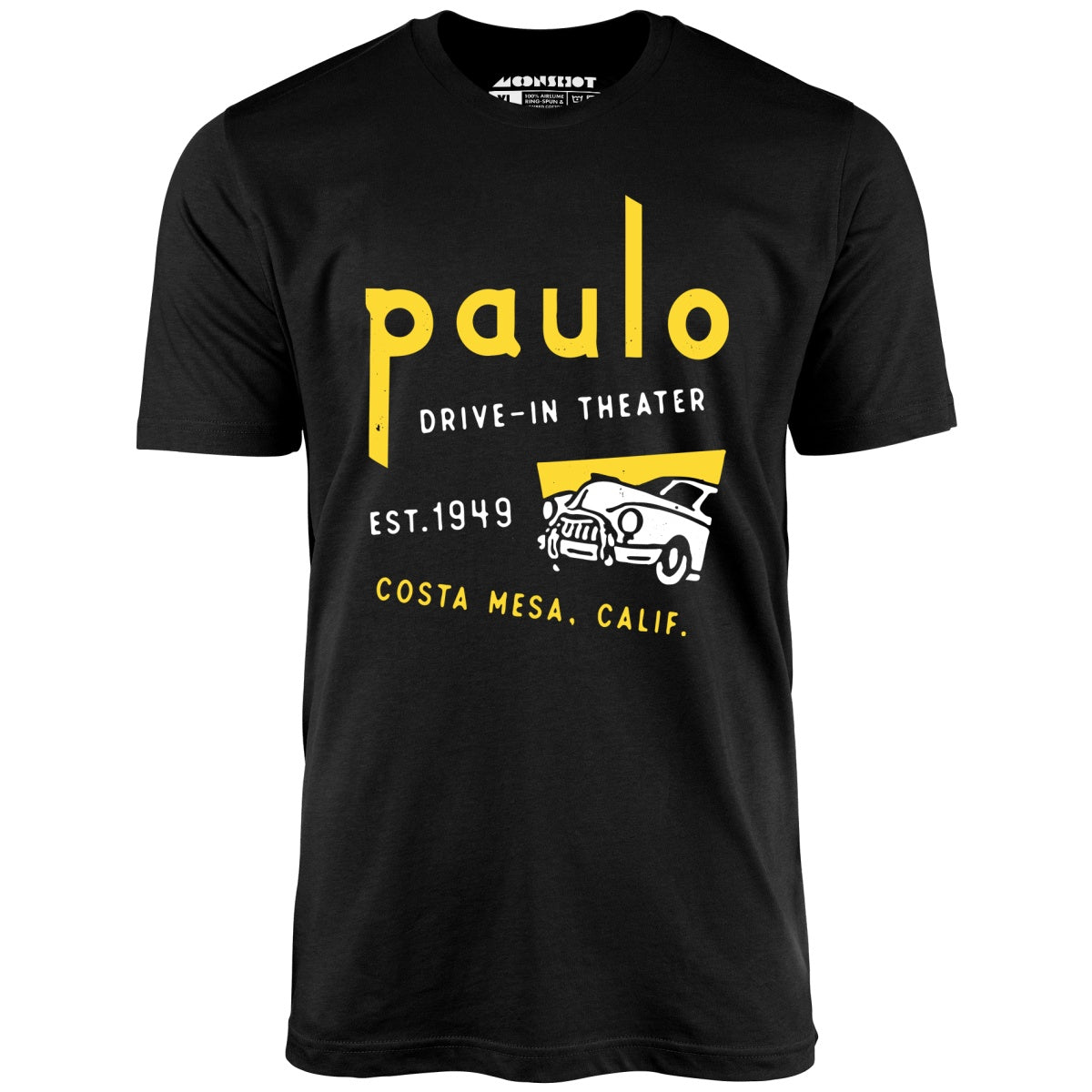 Paulo - Costa Mesa, CA - Vintage Drive-In Movie Theater - Unisex T-Shirt