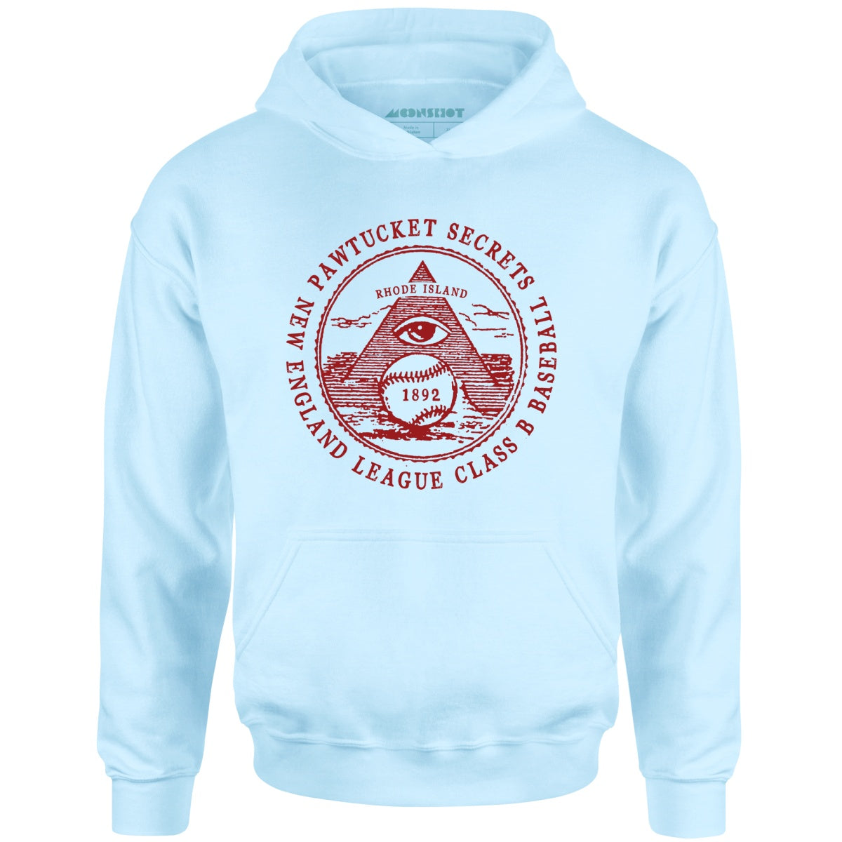 Pawtucket Secrets - Rhode Island - Vintage Defunct Baseball Teams - Unisex Hoodie