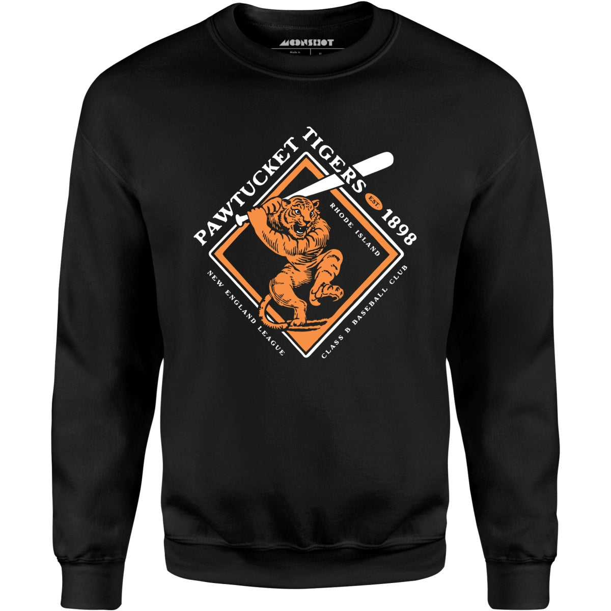 Pawtucket Tigers - Rhode Island - Vintage Defunct Baseball Teams - Unisex Sweatshirt