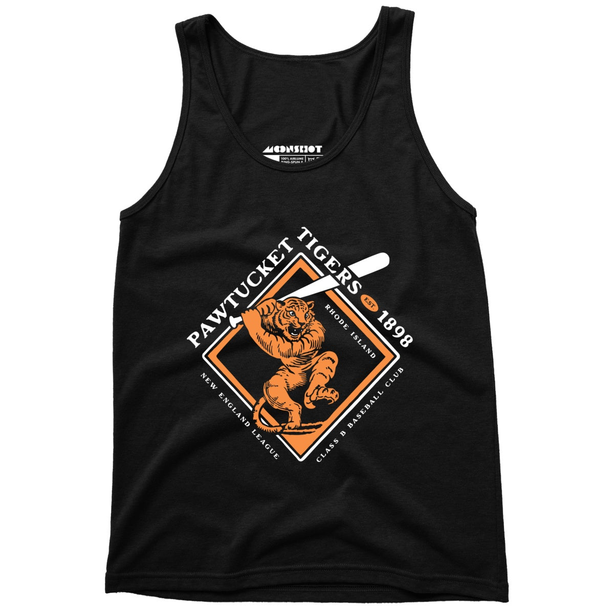 Pawtucket Tigers - Rhode Island - Vintage Defunct Baseball Teams - Unisex Tank Top