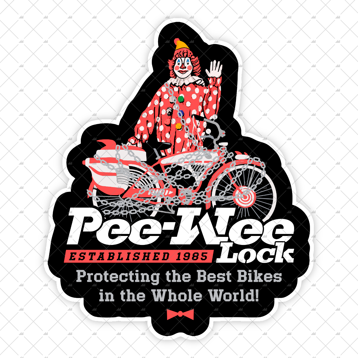 Pee-Wee Lock - Sticker