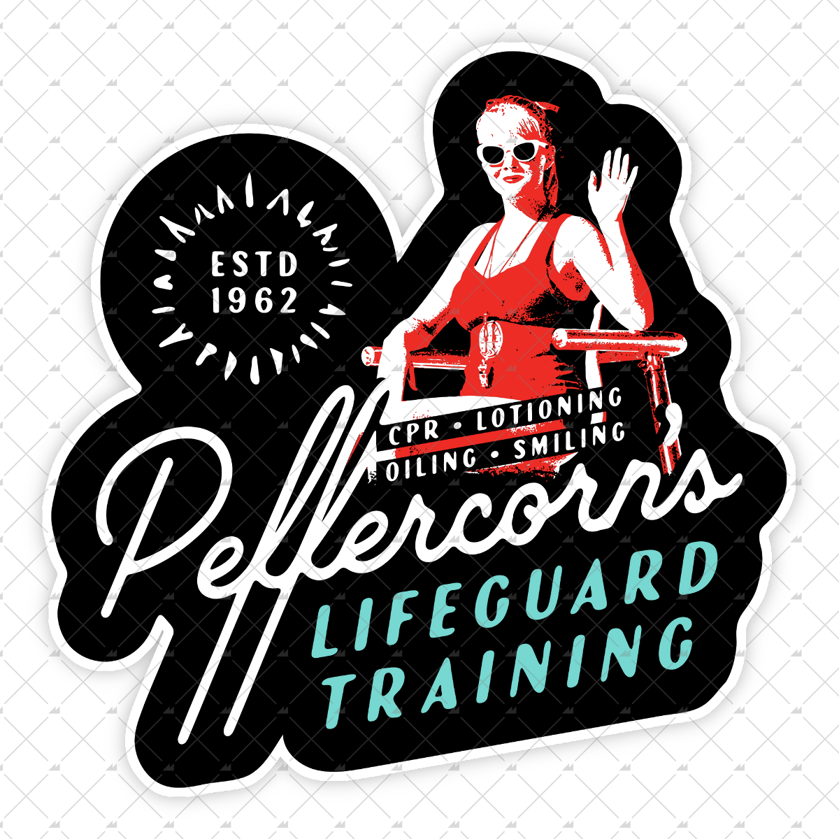 Peffercorn's Lifeguard Training v2 - Sticker
