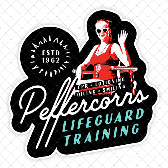 Peffercorn's Lifeguard Training v2 - Sticker