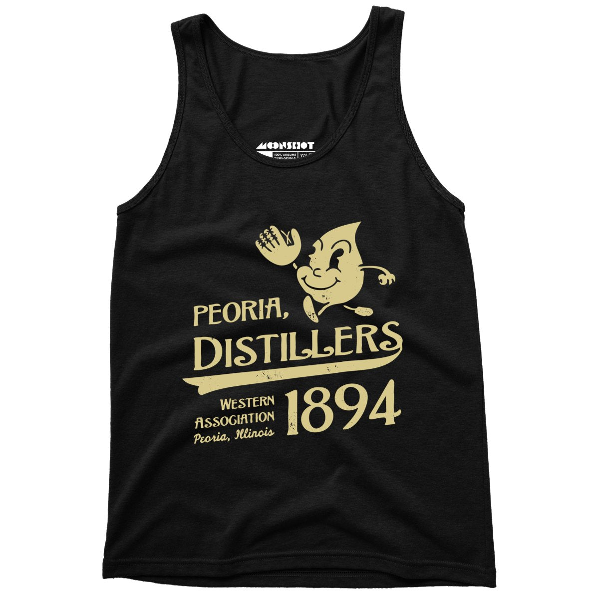 Peoria Distillers - Illinois - Vintage Defunct Baseball Teams - Unisex Tank Top
