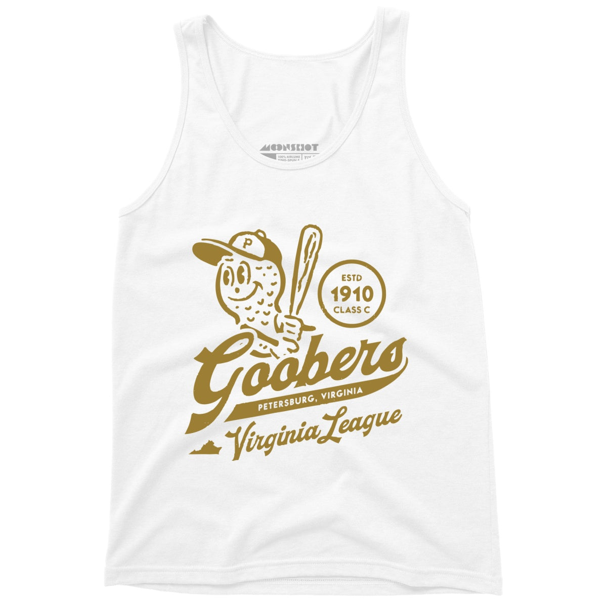 Petersburg Goobers - Virginia - Vintage Defunct Baseball Teams - Unisex Tank Top