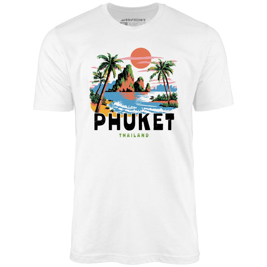 Phuket Print - White - Unisex T-Shirt