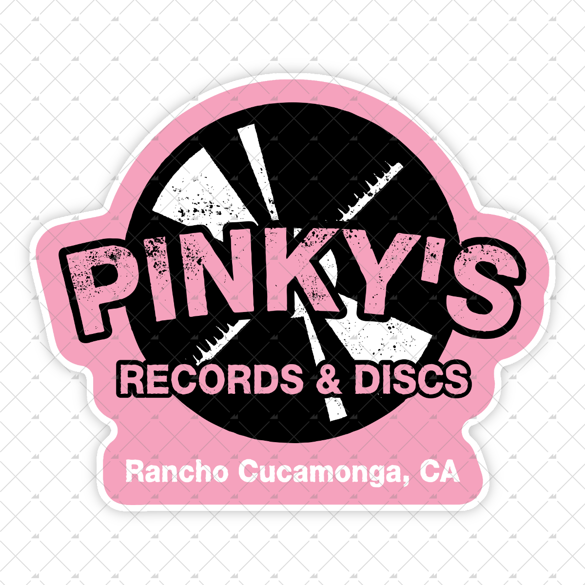 Pinky's Records & Discs - Sticker