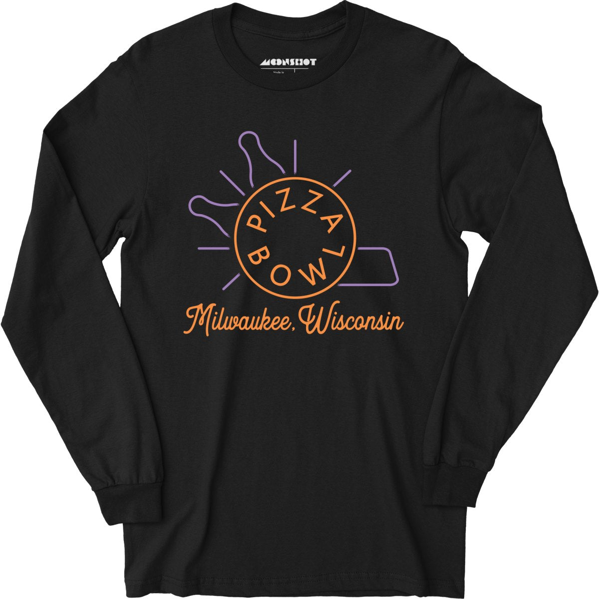 Pizza Bowl Milwaukee Wisconsin - Long Sleeve T-Shirt