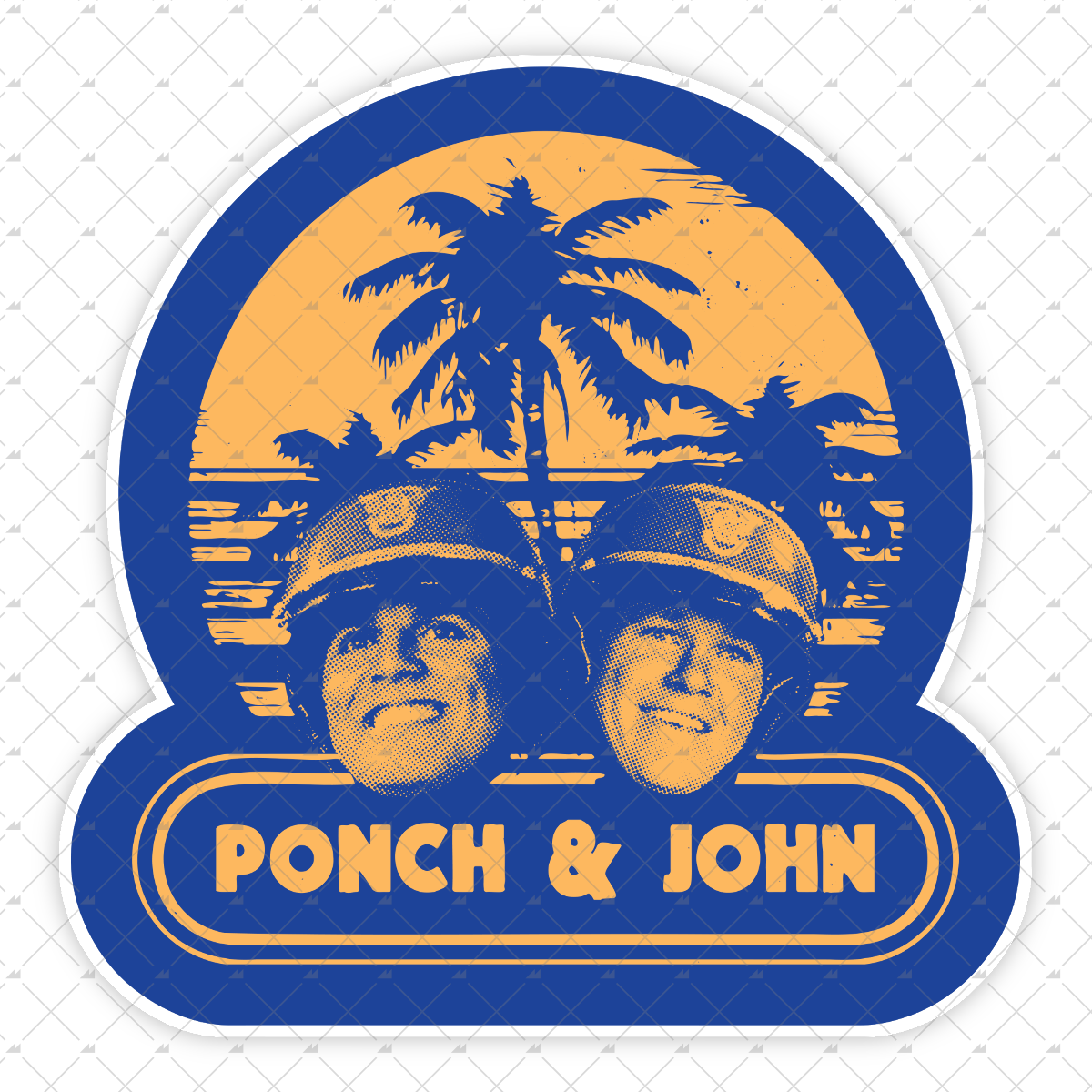 Ponch and John - Sticker