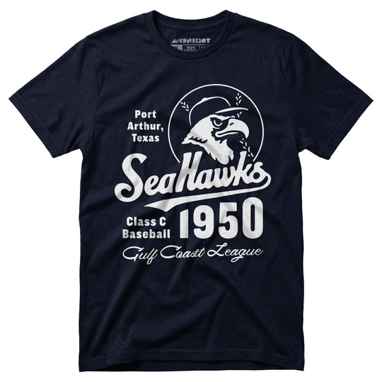 Port Arthur Sea Hawks - Texas - Vintage Defunct Baseball Teams - Unisex T-Shirt in Navy