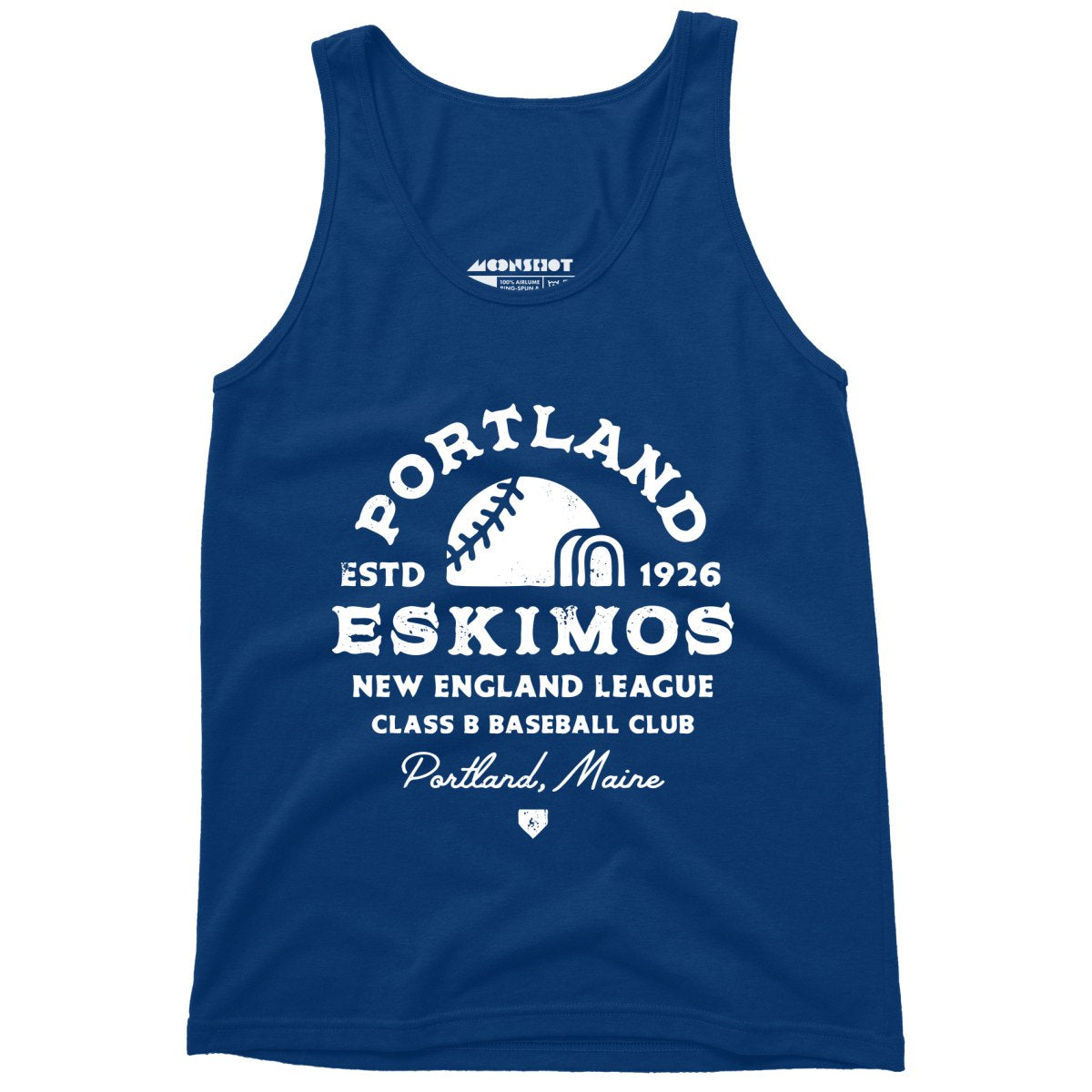 Portland Eskimos - Maine - Vintage Defunct Baseball Teams - Unisex Tank Top