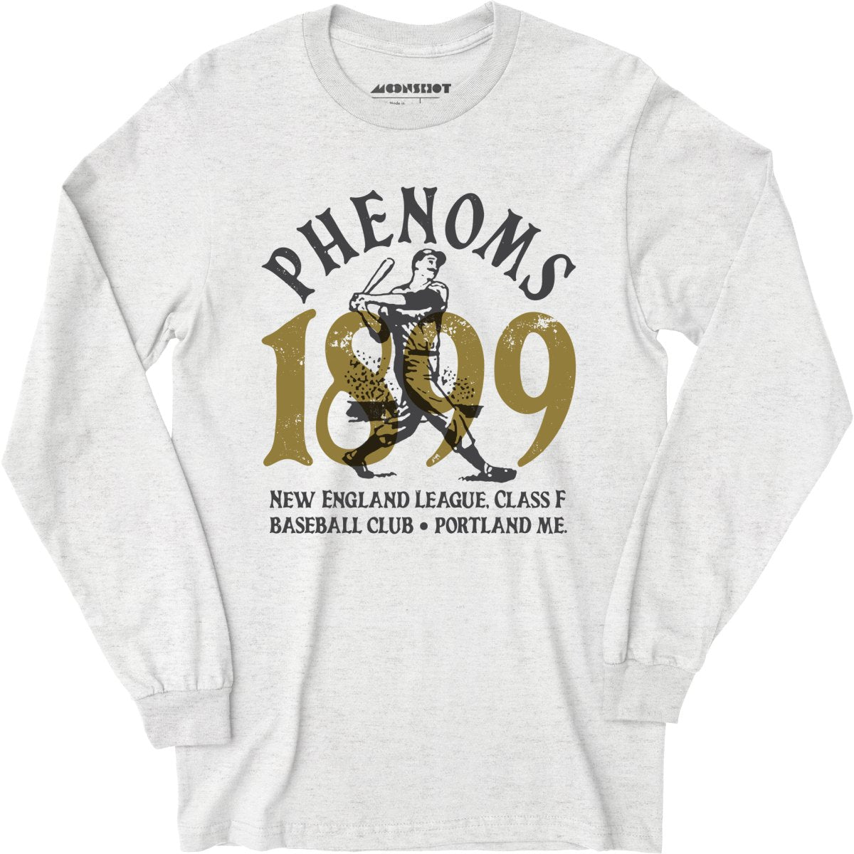 Portland Phenoms - Maine - Vintage Defunct Baseball Teams - Long Sleeve T-Shirt
