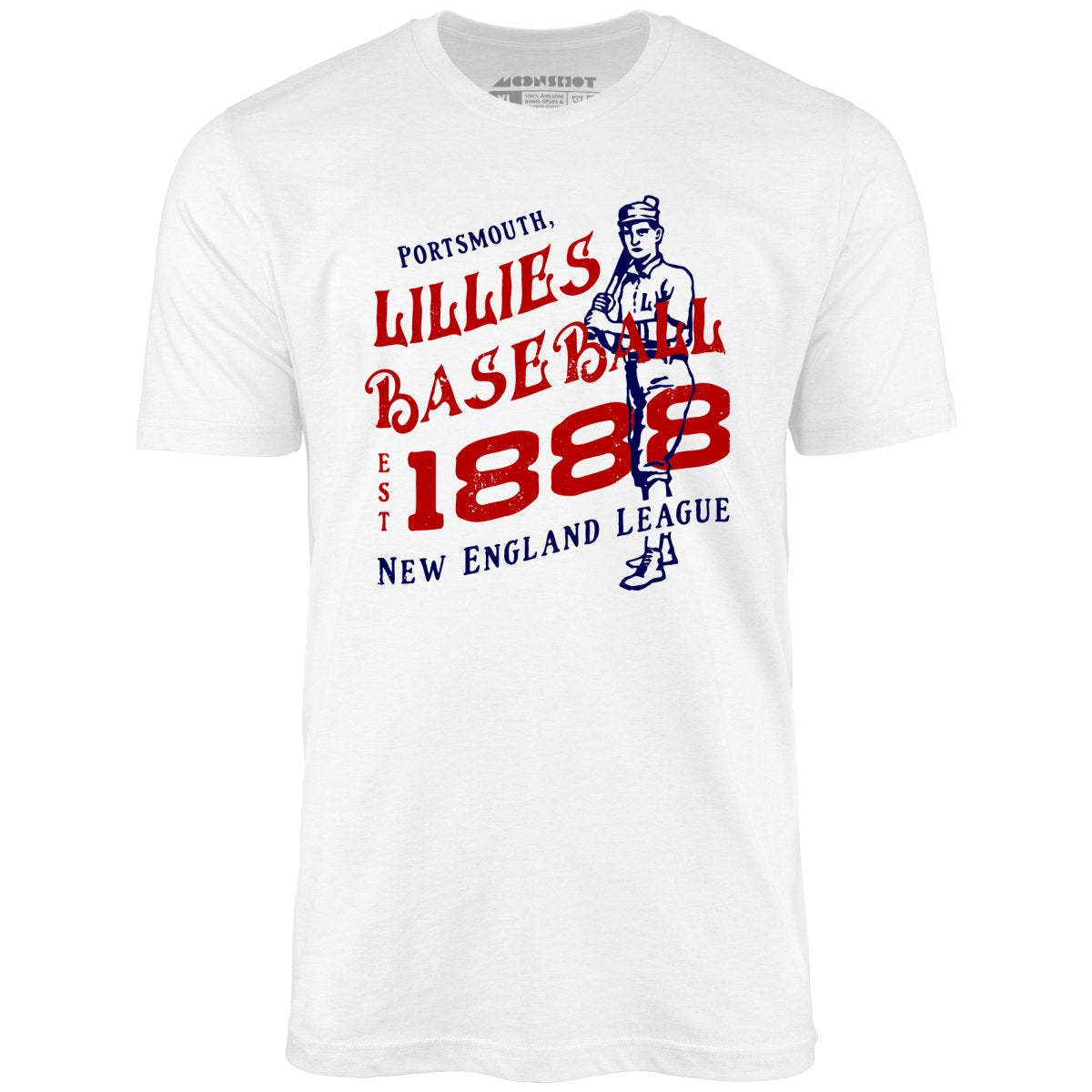Portsmouth Lillies - New Hampshire - Vintage Defunct Baseball Teams - Unisex T-Shirt