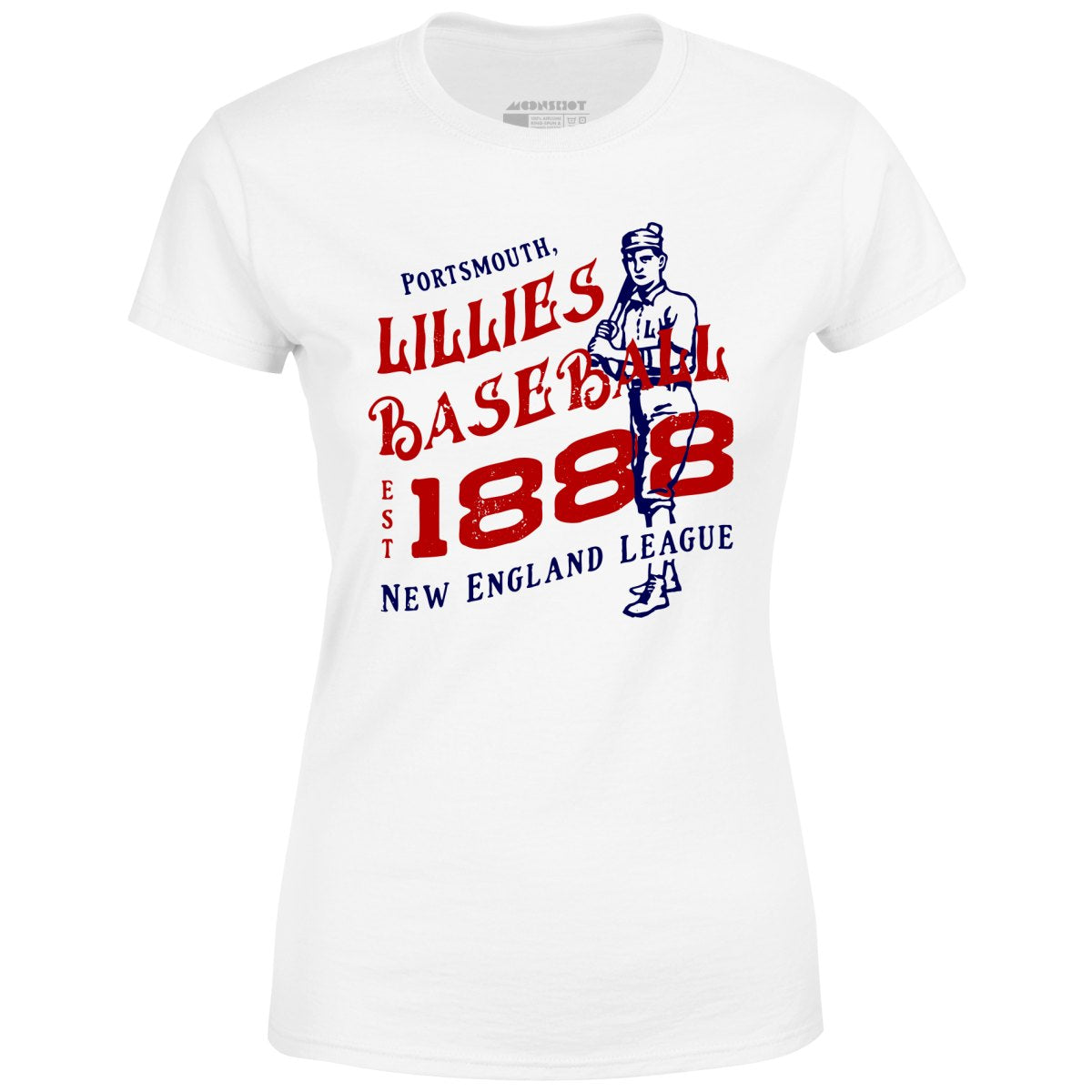 Portsmouth Lillies - New Hampshire - Vintage Defunct Baseball Teams - Women's T-Shirt