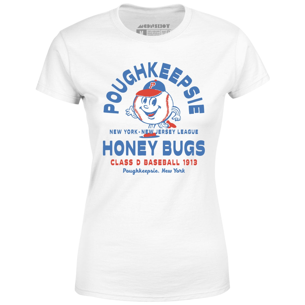 Poughkeepsie Honey Bugs - New Jersey - Vintage Defunct Baseball Teams - Women's T-Shirt