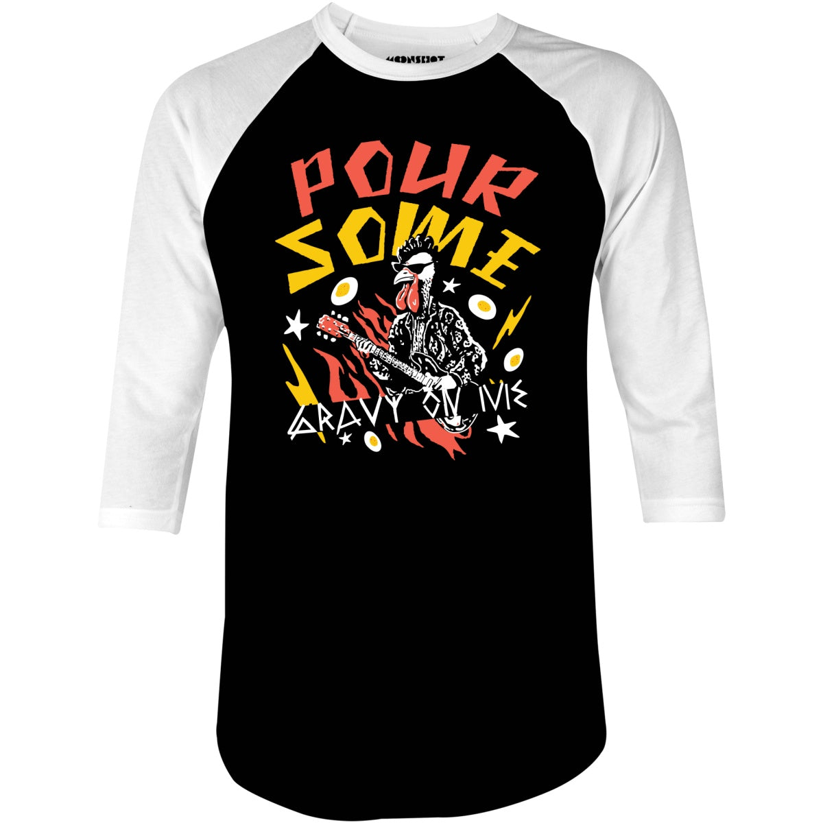 Pour Some Gravy On Me - 3/4 Sleeve Raglan T-Shirt