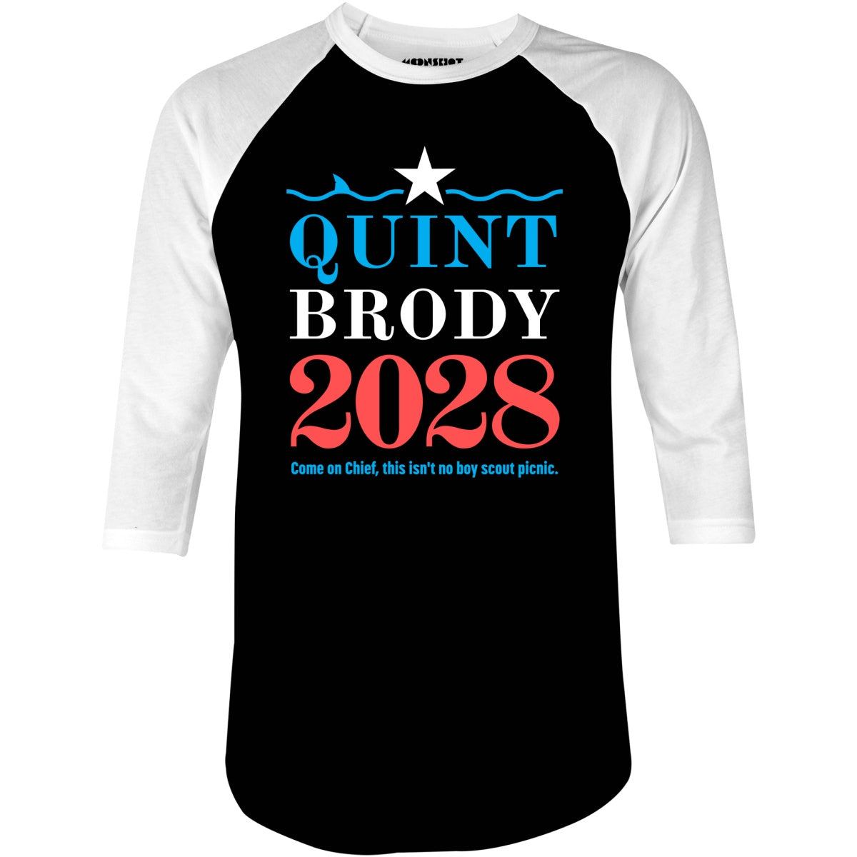 Quint Brody 2028 - 3/4 Sleeve Raglan T-Shirt