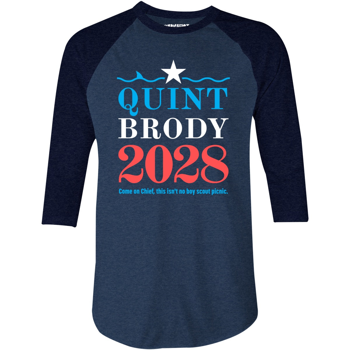 Quint Brody 2028 - 3/4 Sleeve Raglan T-Shirt