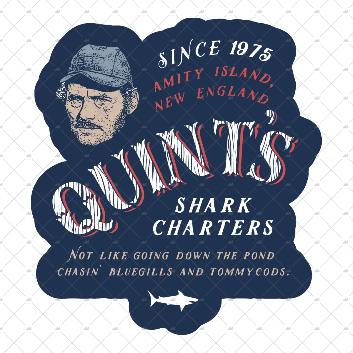 Quint's Shark Charters - Sticker
