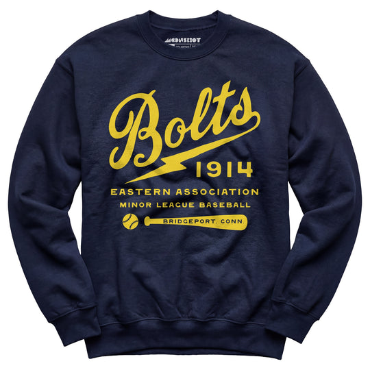 Bridgeport Bolts - Connecticut - Vintage Defunct Baseball Teams - Unisex Sweatshirt