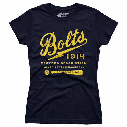 Bridgeport Bolts - Connecticut - Vintage Defunct Baseball Teams - Women's T-Shirt